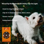 MicroClip Rubberised LED Utility Clip-On Light