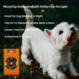 MicroClip Rubberised LED Utility Clip-On Light