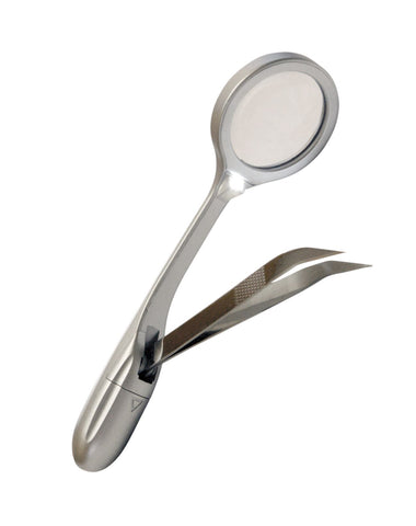 LED Tweezers With Magnifier