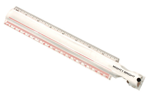 8” x 1” Redline 2x Magnification Ruler