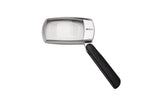 2" x 4" Folding Lighted Magnifier Silver
